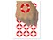 Nautical Lifesaver Buoy Preserver Temporary Tattoo Water Resistant Fake Body Art Set Collection (1 Sheet)